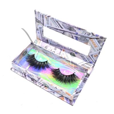 China Custom 25-30 Box 5d 3d Mink Eye Lashes Eyelashes Luxury Packaging Private Label False Mink Eyelash Real Soft 25-30 Times for sale