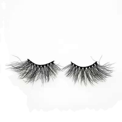 China Wholesale 25-30 Times Lashes Mink Lashes With Lashbox Eyelash Packaging Free Paper Cardboard Box for sale