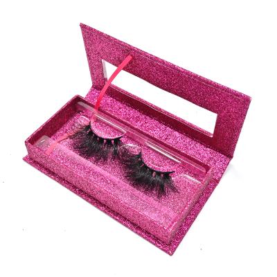 China 25-30 Times Cruelty Free Black 3d Private Label Eyelashes Mink Eyelashes Top Quality New Cotton 25mm OEM Customized Fur ODM for sale