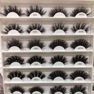 China Brand Wholesale Brand Siberian Mink Lashes 3D Mink Lashes 5D Real Mink Lashes Black Cotton Clean Delicate OEM Customized for sale