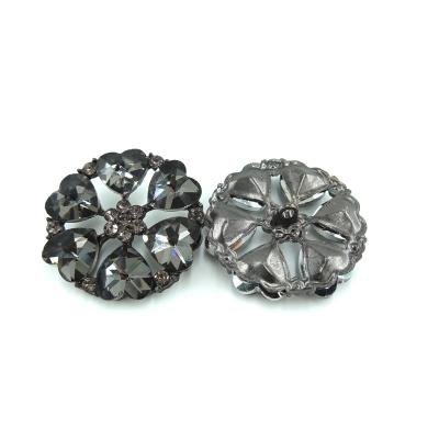 China Viable Crystal Rhinestone Diamond Decoration Button Metal Button Sew On Buttons For Clothing for sale