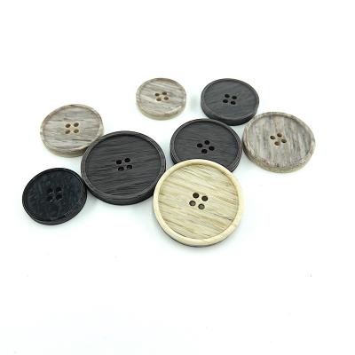 China Viable Wholesale Matte Double Sides Shirt Buttons 4 Hole Buttons Sewing Resin Buttons For Clothes for sale