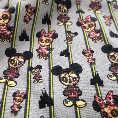 China Manufacturer Custom Print On Cotton Shrink-Resistant Digital Printed Dress Fabric Printing Cotton Twill Fabric for sale