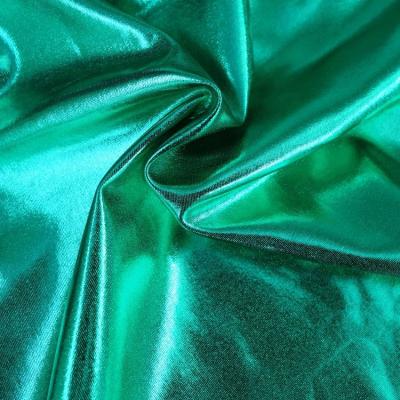 China Shiny mirror foil lycra spandex fabric anti-static shiny print knitted fabric for costume for sale