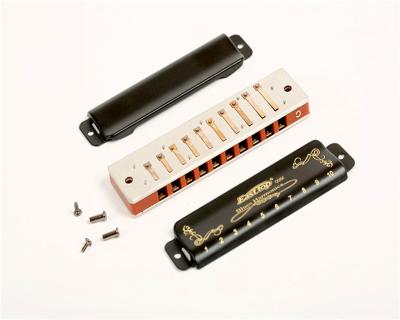 China Wholesales Easttop T008K 10 Hole Blues Plastic Diatonic Musical Instrument Harmonica for sale