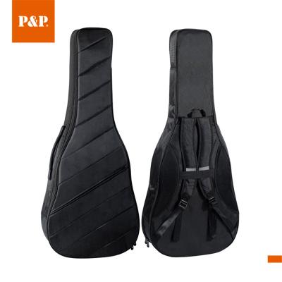 China Guitar/Bass Factory Wholesale High Quality Bag Shoulder Strap Plus Cotton Padded 41 Inch Portable Waterproof Guitar Bag for sale