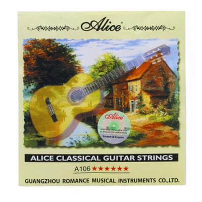 China GUITAR Wholesales Nylon Guitar Strings Alice Strings High Quality Classical Guitar Strings A106-h 1-6 for sale