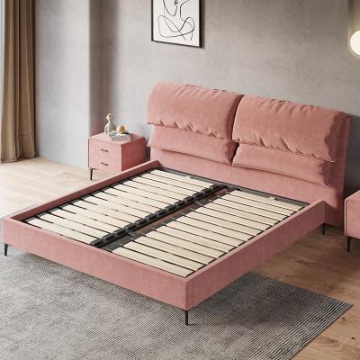 China (Other)SITU Shape Bed Adjustable Modern Stylish King Size High Upholstered Foam Upholstered Double Bed for sale