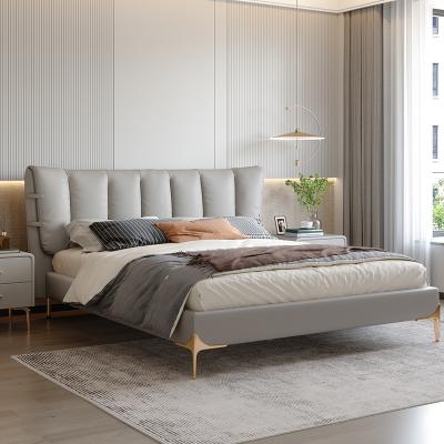 China (Other)SITU Adjustable Upholstered Wooden Frame Beds Leather Bed 1.8m Double Bed for sale