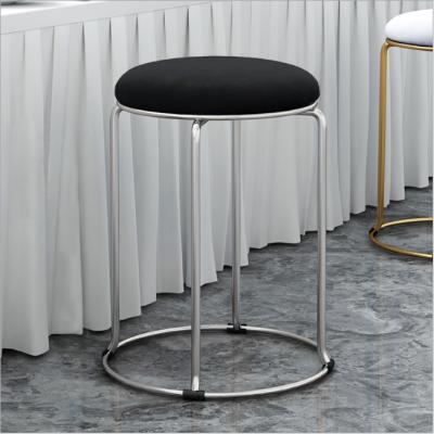 China SITU Portable Dining Chair Luxury Furniture Polished Solid Leg Casual Dining Chair Metal Stools Hot Sale for sale