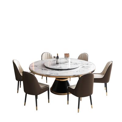 China SITU Modern Luxury Furniture Modern Restaurant Table Marble Dining Table Set 6 Chairs for sale