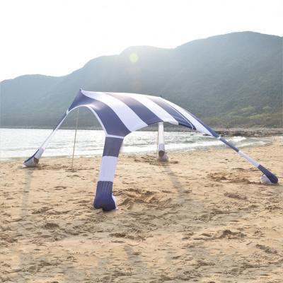 China New Beach Tent Camping Uv50 Sand Cloth Canopy Anchor Sand Automatic Beach Tent Lightweight Portable Wholesale Portable Sun Shelter for sale