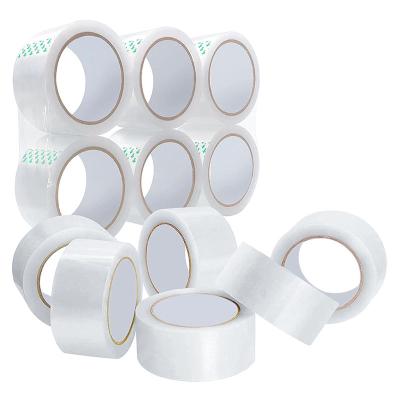 China Factory Direct Clear 200m Packing Tape Heat Resistant 5cm Shipping BOPP Tape for sale