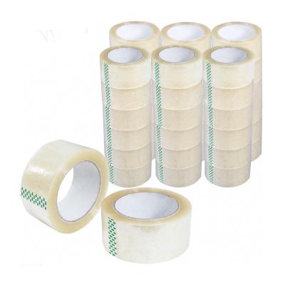 China Heat Resistant Silent Parcel Tape Bopp Opp Package Sealing Box Adhesive Low Noise Tape For Packing for sale