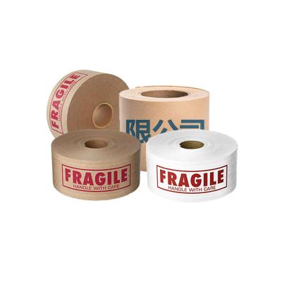 China Eco-Friendly Waterproof Custom Kraft Paper Tape Logo for sale