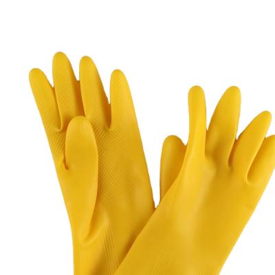 China House Cleaning Long Comfortable Household Latex Dish Washing Cleaning Gloves for sale