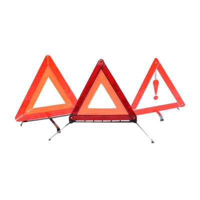 China GPPS+HIPS Made China Good Quality 3 Pack Double Side Car Roadside Emergency Traffic Warning Triangle Safety for sale