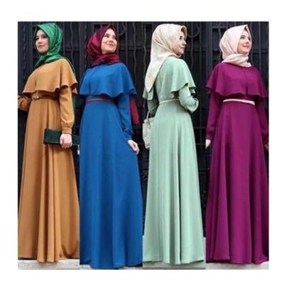 China Factory Supply Direct Hui Nationality Muslim Long Skirt Muslim Dress Long Sleeve 1802 Customizable Brand New for sale