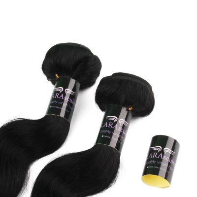 China Waterproof Custom High Quality Self Printing Sticker Label Self Adhesive Hair Bundle Labels Hair Bundle Labels for sale