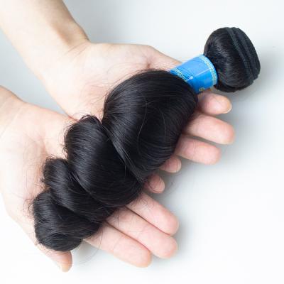 China Tangle free and shedding high quality 8A sellers free wholesale virgin bulk free sample bundle cuticle lined double virgin loose hair for sale