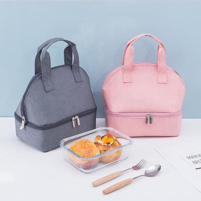 China Eco-friendly Food Bags Thermal Work School Bag Picnic Aluminum Foil Fashion Lunch Bag for sale