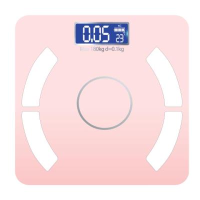 China Water Content Measuring Smart Safety Products Bathroom 180KG Body Fat Digital Weighing Scale for sale