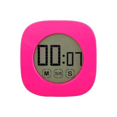 China New Arrival Circular Noisy Kitchen Button Digital Viable Big Magnetic Kitchen Countdown Timer LCD Display Countdown Timer for sale