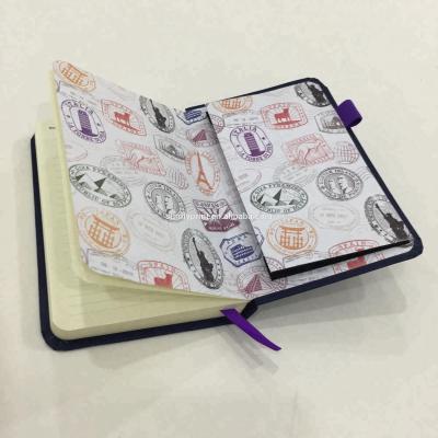 China paper & Custom Eco Friendly Cardboard Office Notebook Printing Agenda Notebook With Pen Loop for sale