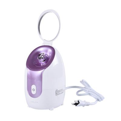 China Mirror equipped face steam machine vaporizado DEEP CLEANSING facial steamer with fruit vegetables and aromatherapy can be added for sale