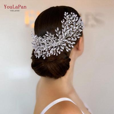 China YouLaPan HP365 Bridal Headband Hair Jewelry Prom Accessories Popular Elegant Bridal Headband Wear Hairpin Set Wedding Tiara for sale