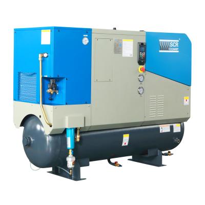 China 15kw 20hp Energy Saving Energy Saving Screw Air Compressor with Air Dryer for Industrial Equipment (SCR20CPM) for sale