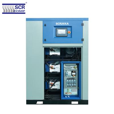 China 20hp 10bar ODM china supplier oil free high efficiency scroll oil free air compressor (SCR20XA) for sale