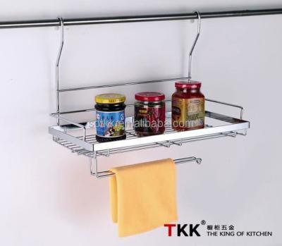 China TKK Viable One Layer Metal Kitchen Corner Spice Rack for sale