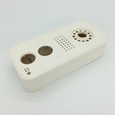 China Plastic White Plastic Injection Shell Doorbell Plastic Molding for sale