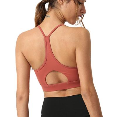 China Women's High Support Fitness Sports Bra Full Cups Gym Wear Breathable Sports Bra Workout for sale