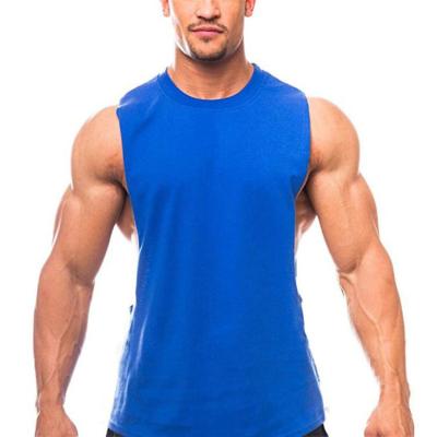 China QUICK DRY Summer Moisture Wicking Gym Workout Empty Fitness Wear Men's Tank Top for sale