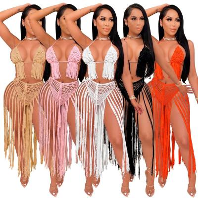 China Breathable Women Flower Push Up Beach Bikini Set Solid Color Swimwear Two Piece Swimsuit for sale