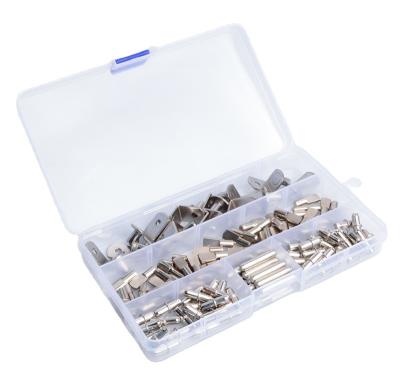 China Heavy Duty Metal Nickel Steel Pin Kit Cabinet Support Shelf Pegs Holder Steel Hardware for sale