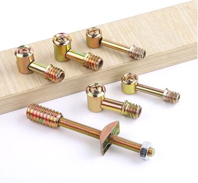 China Modern Furniture Screws Connecting Bolts Furniture Four-in-One Eccentric Connector Wheel Accessories Assembled Hammer Screws for sale