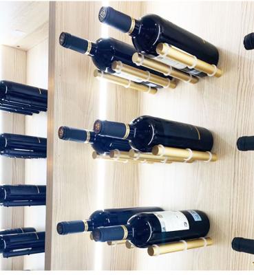 China Sustainable Wall Mounted Wine Racks Drinking Glass Display Rack for sale