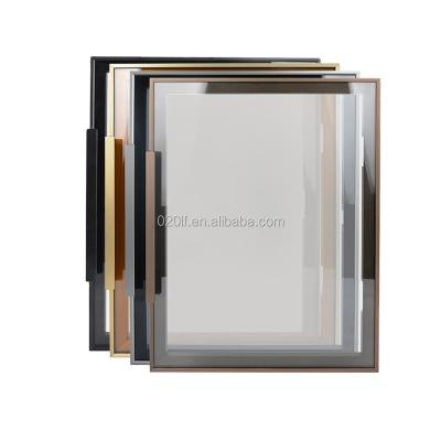 China Sideboard Aluminum Glass Aluminum Frame Door Wardrobe Wardrobe Glass Door for sale