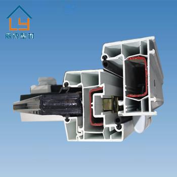 중국 자유 슬라이딩을 이끄세요, 그러면 여닫이창 UPVC는 벌레 방지 방화를 돋보이게 합니다 판매용