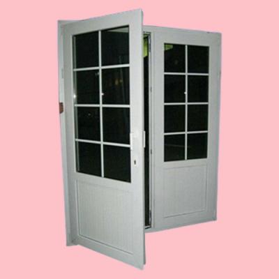 China Good Performance UPVC French Door Passive Double Sash Low Threshold Bifold Doors for sale