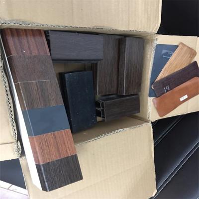 China Chloride UPVC Door Profiles UV Resistance Heat Insulation Customized for sale