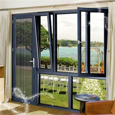 China UPVC Outward / Inward Opening Casement Window Steel / Aluminum Reinforced for sale