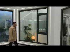 1.4mm Aluminum Casement Window With Double Glazing Bead Thermal Conductivity 0.2-0.3 W/mK