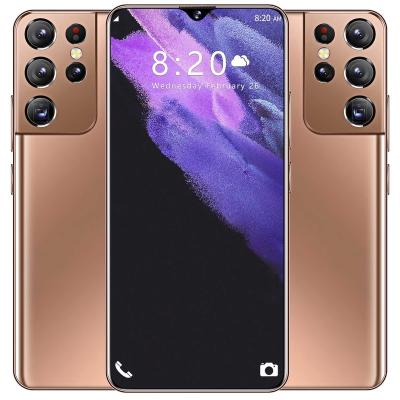 China Fingerprint S21+ Uitra 6.7 inch 12GB+512GB Android Smartphone 10 Core 3G 4G 5G LTE Phone Face ID Open Version Mobile Phone for sale