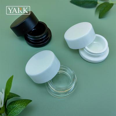 China Medicine Child Heavy Duty Glass Concentrate Packaging 7ML 9ML Square Concentrate Jar Containers for sale