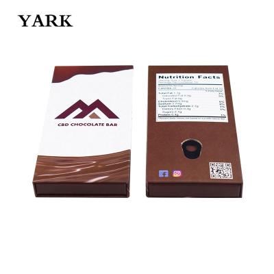 China YARK Kid Resistant Button Chocolate Bar Edibles Recyclable Customizable Printing Child Safe Box for sale