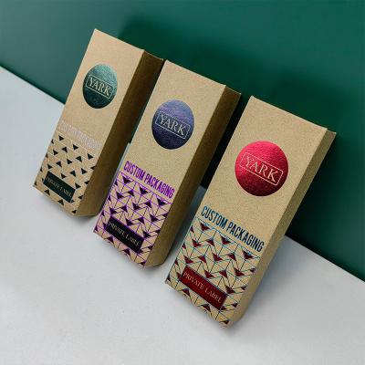 China Custom Logo Printing Kraft Paper Magnetic Handmade Flip Closure Packaging Boxes for sale